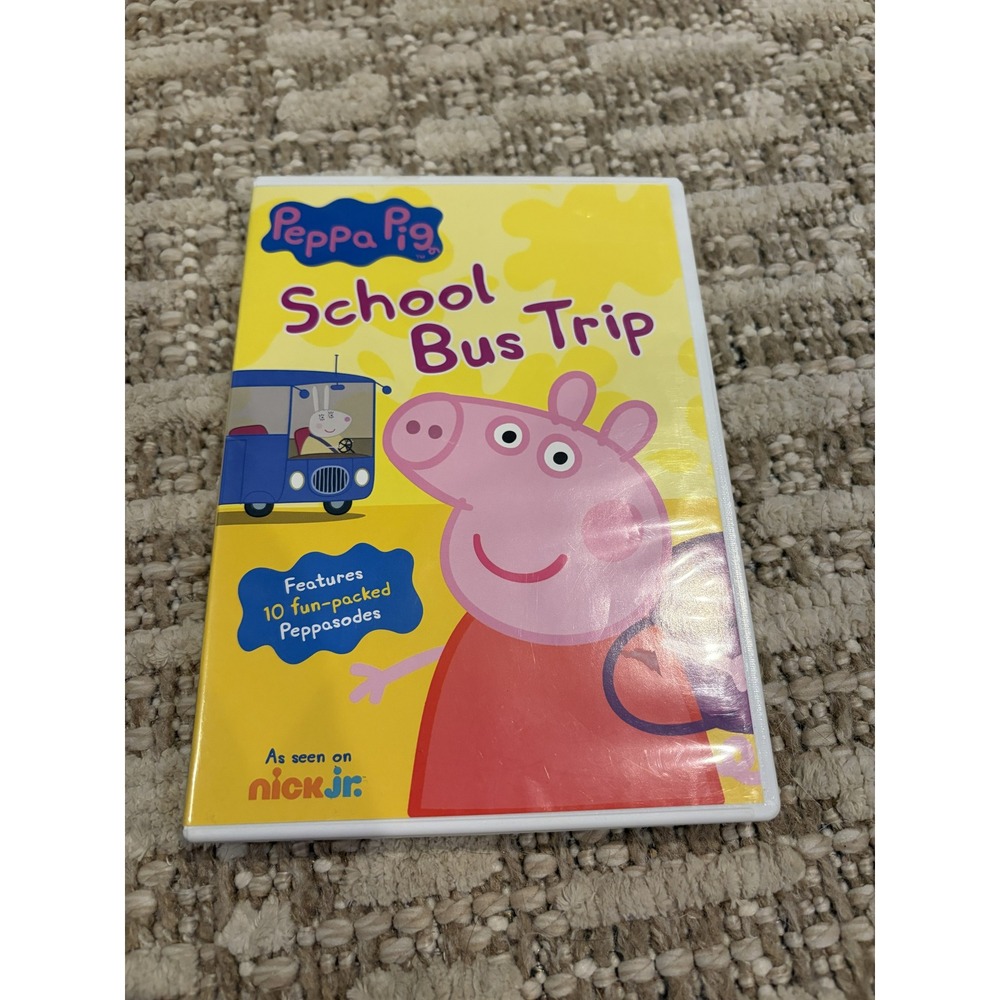 Peppa Pig School Bus Trip DVD Nick Jr 10 Peppasodes Plus 2 Bonus Episodes